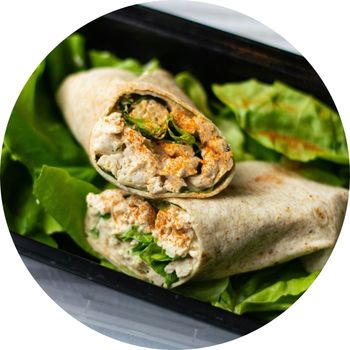 Savoury breakfast wrap- an easy ADHD breakfast idea on the go