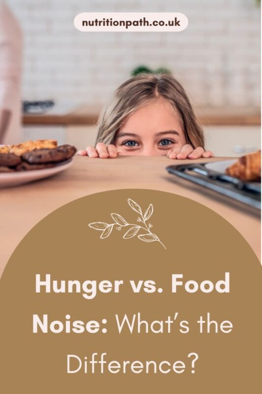 How to say no to food pushers Hunger vs. Food Noise: What's the Difference?-girl looking at food