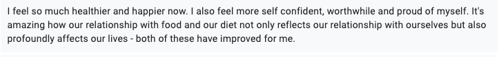 Ultimate Toolkit to Stop Binging testimonial