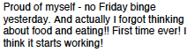 Ultimate Toolkit to Stop Binging testimonial
