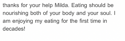 Ultimate Toolkit to Stop Binging testimonial