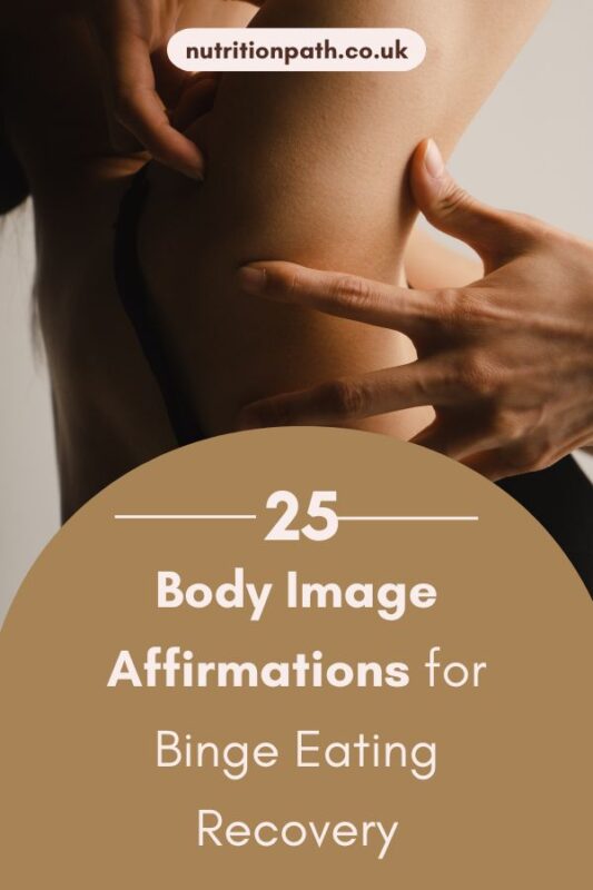 How to say no to food pushers 25 Body image affirmations to for binge eating recovery